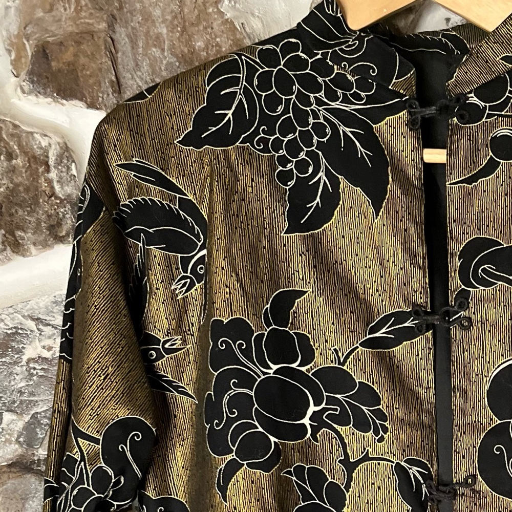 Flower, Bird Print Jacket